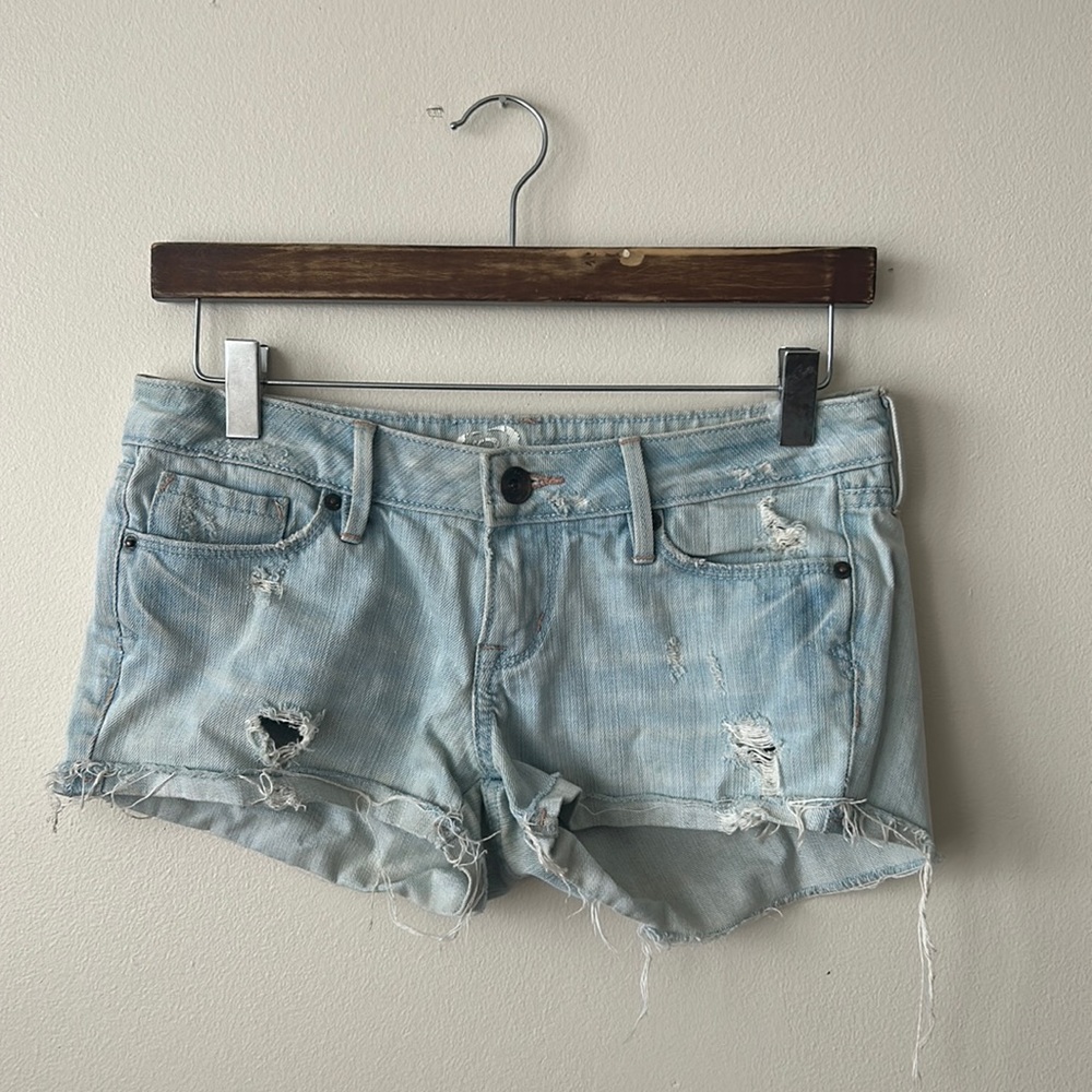vintage 90s -denim jean shorts -bullhead -1